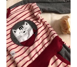 Stickdatei - Happy Cat Doodle